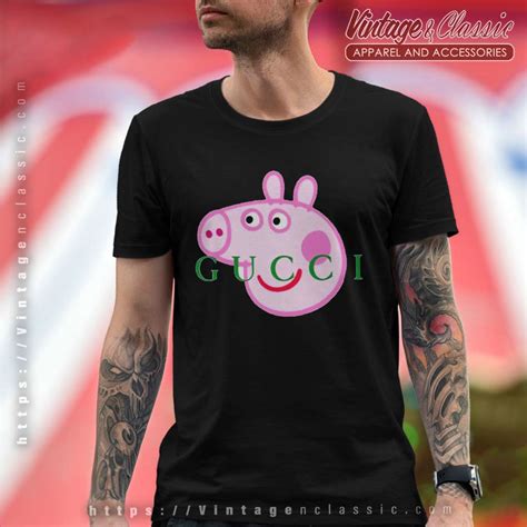 gucci replica tshirts|peppa pig gucci shirt real.